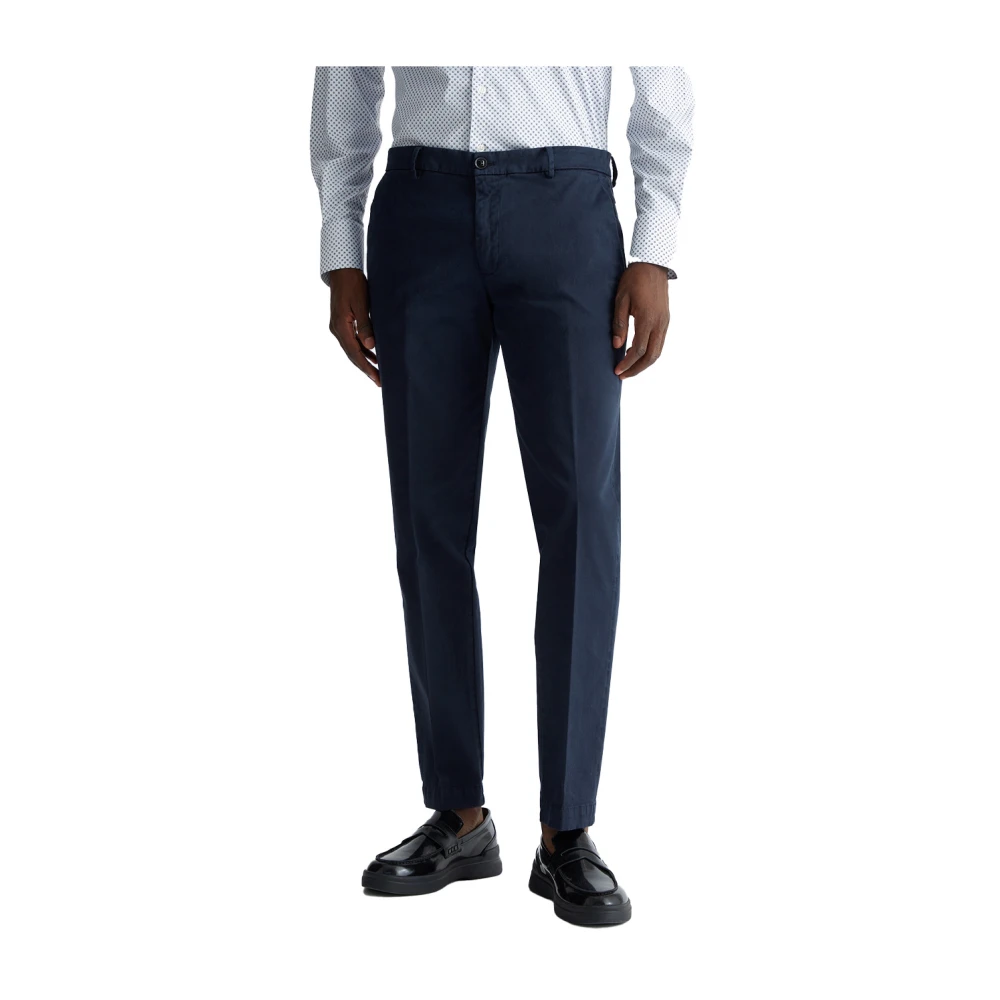 Liu Jo Katoenen Broek Modern Elegant Comfortabel Blue Heren