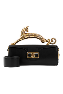 black-shoulder-bag-with-cat-motif