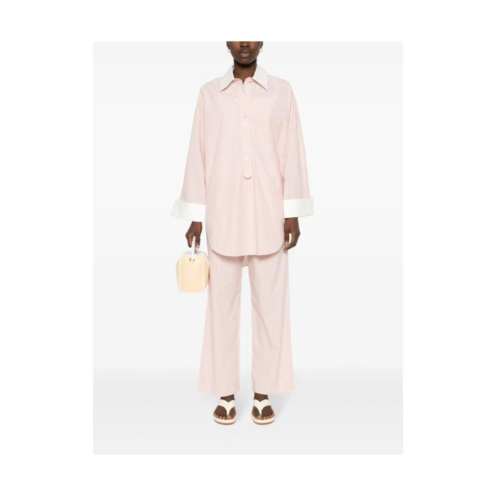 By Malene Birger Wide Trousers By Herenne Birger Pink Dames
