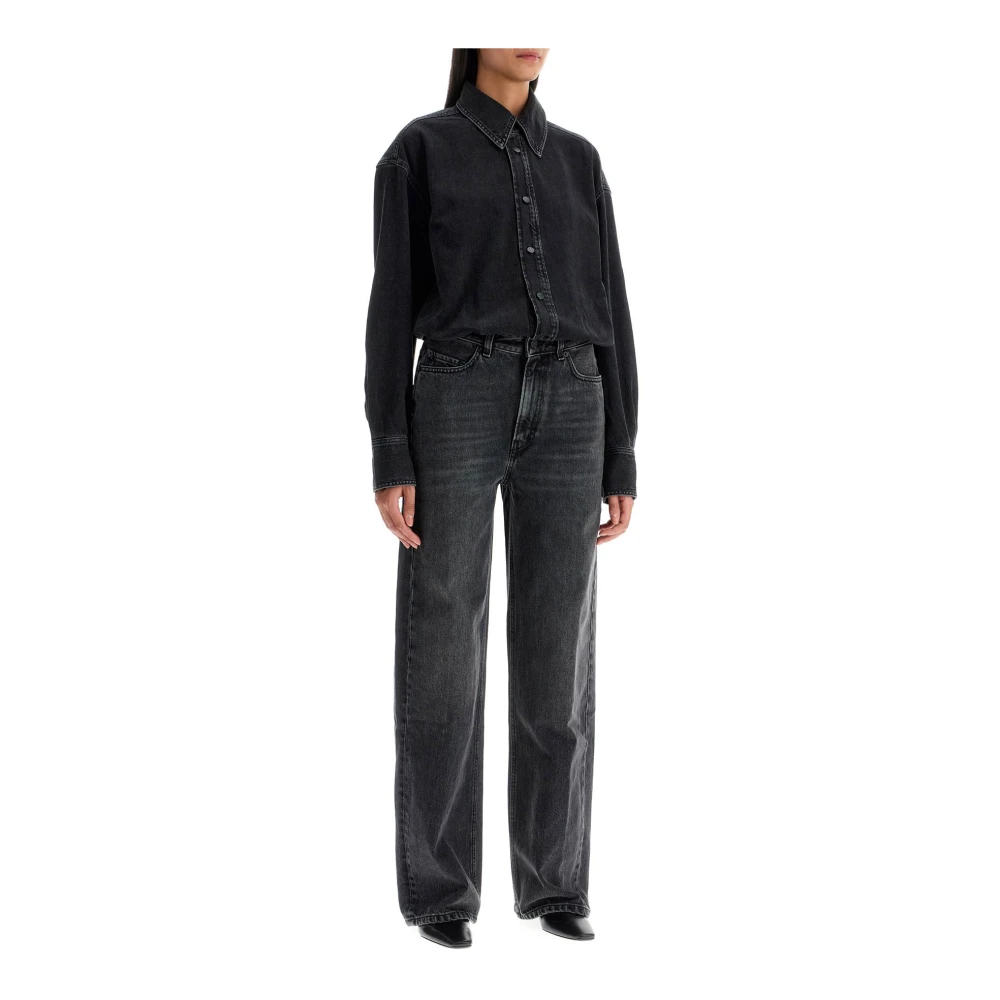 Haikure Tilda Denim Jumpsuit Black Dames