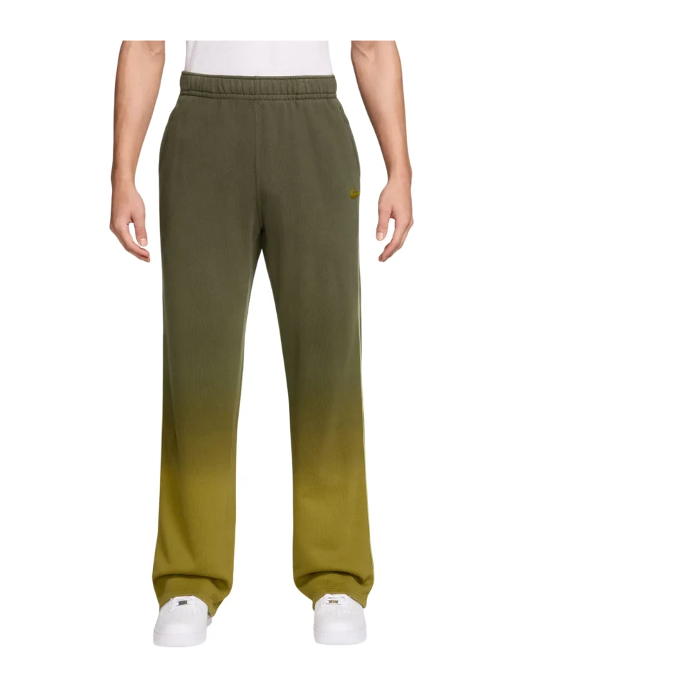 Nike Men's Moss/Medium Olive Nocta Open-Hem Fleece Cs Pants ' Medium Olive' Hj6336-390 - Image 3