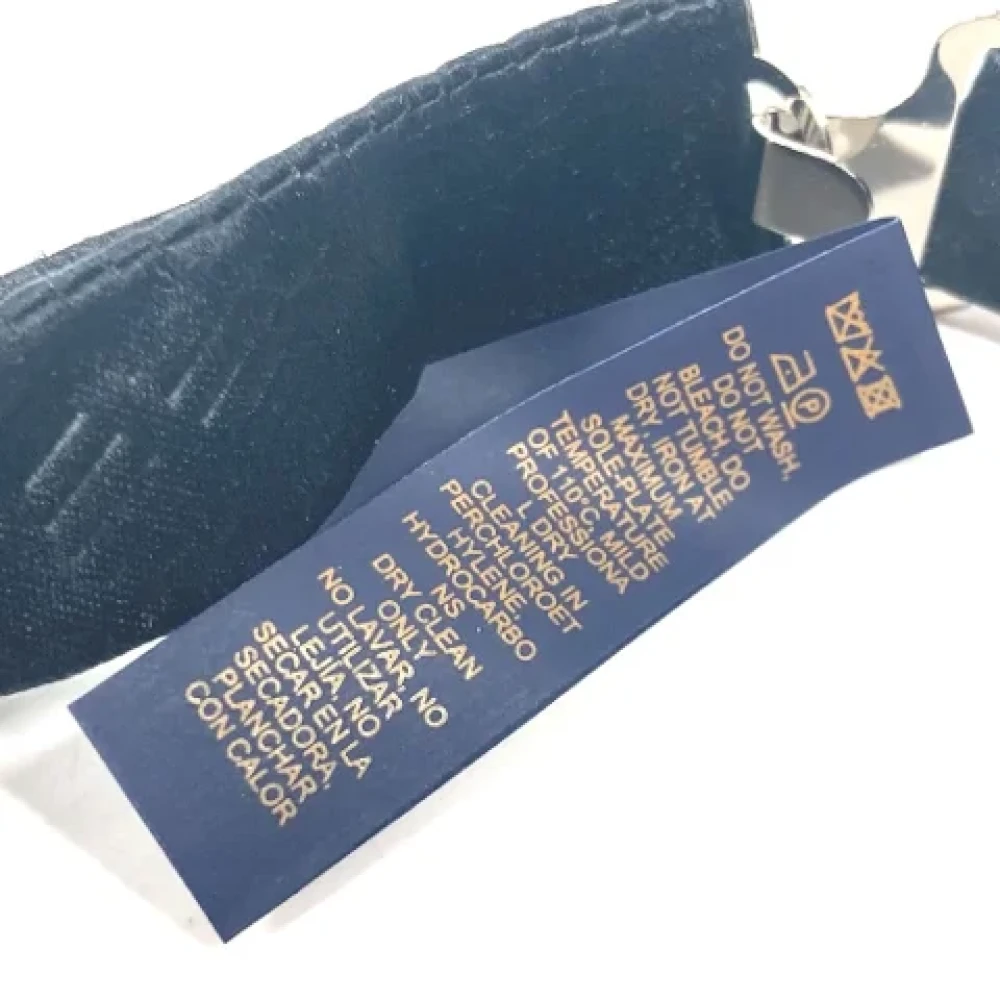 Louis Vuitton Vintage Pre-owned Silk hair-accessories Black Dames