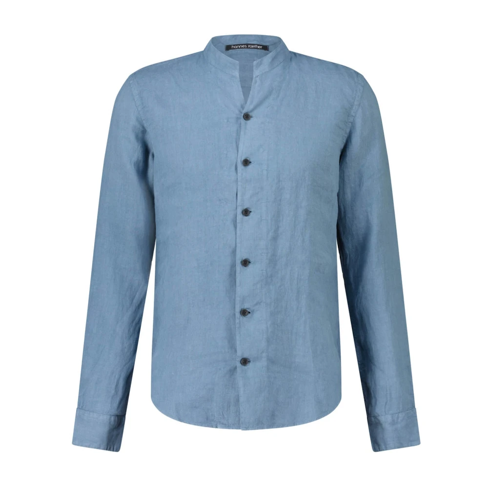 Hannes Roether Casual Shirts Blue Heren