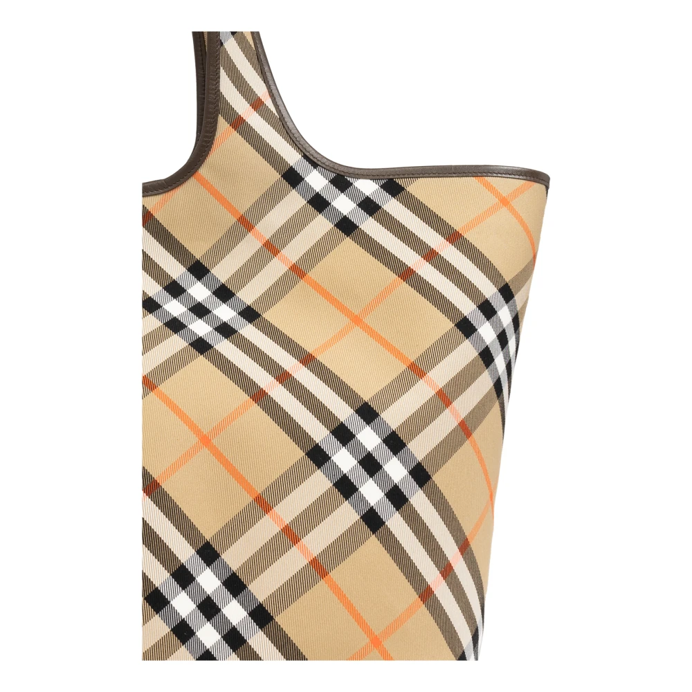 Burberry Katoenen tote tas Beige Dames