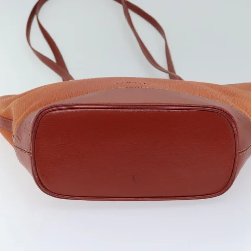Loewe Pre-owned Leather totes Orange Dames