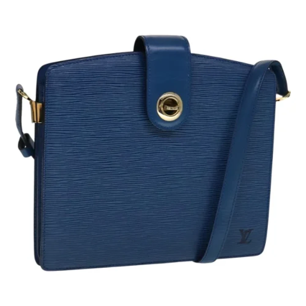 Louis Vuitton Vintage Pre-owned Leather louis-vuitton-bags Blue Dames