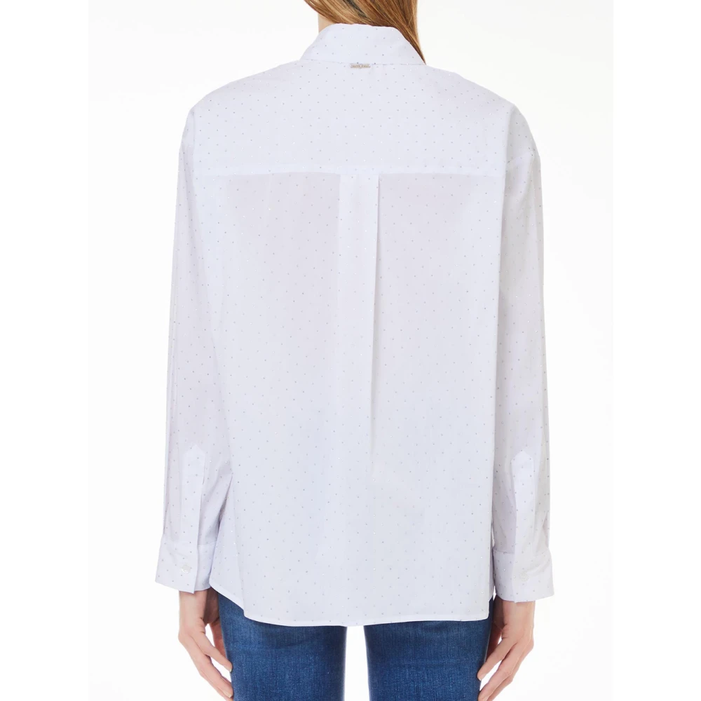 Liu Jo Witte Oversized Shirt White Dames