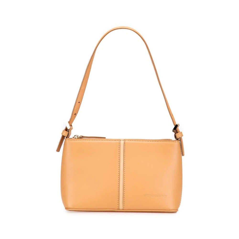 Burberry Vintage Women's Beige Pre-Owned Shoulder Bag