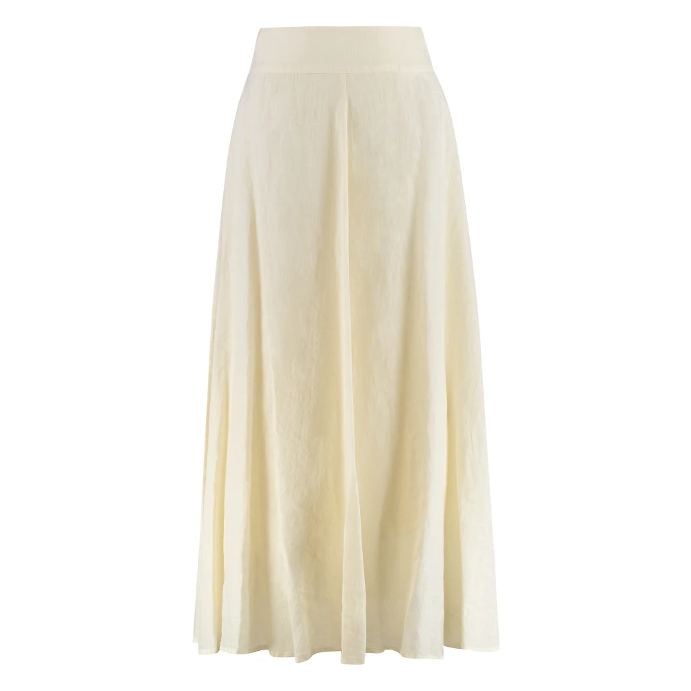 Skirts > Midi Skirts - - 120% Lino - Modalova