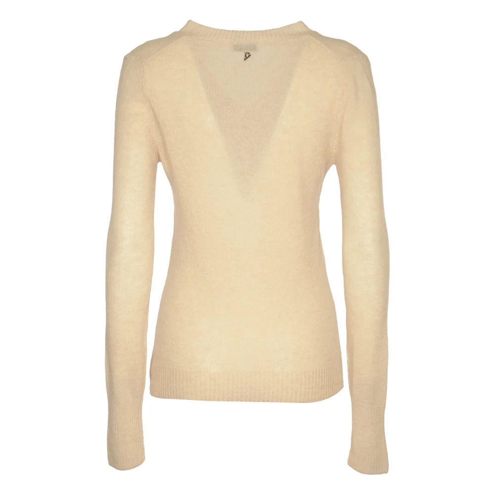 Dondup V-hals Sweaters Beige Dames