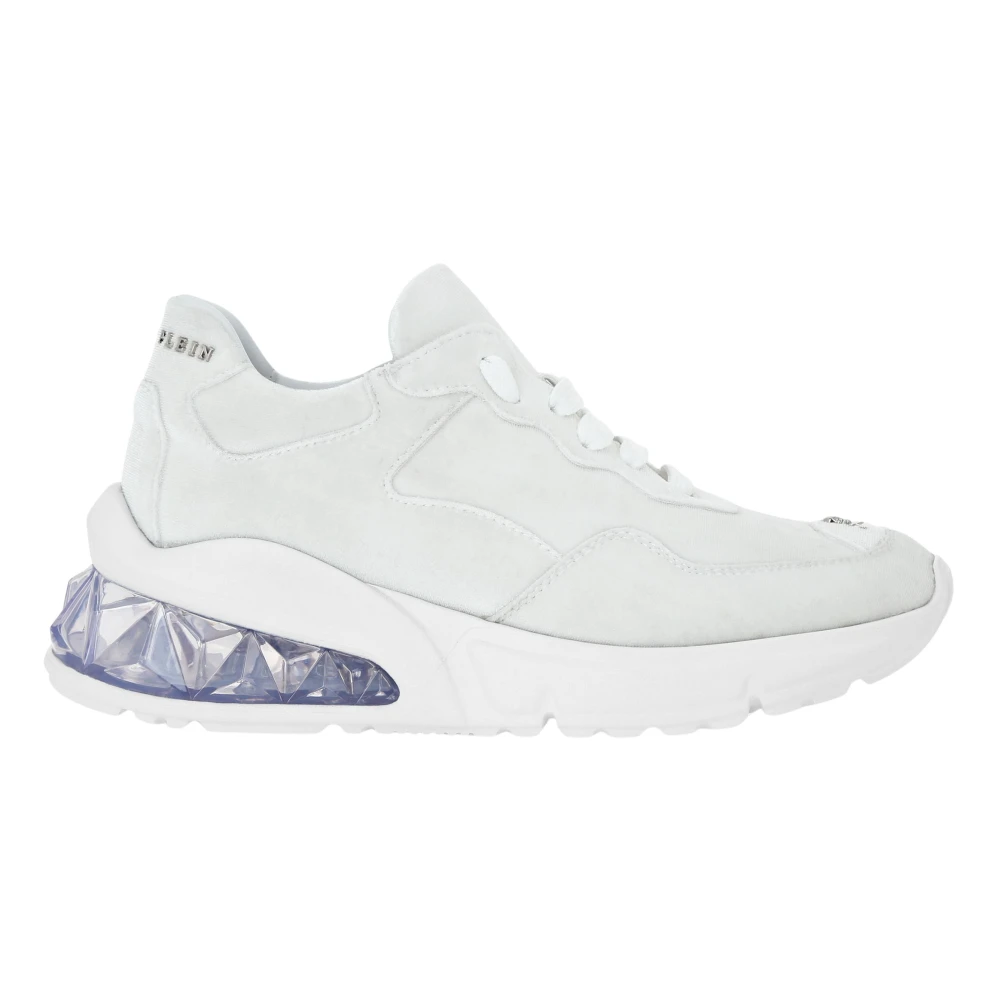 Philipp Plein Velvet Runner Dames Schoenen Wit