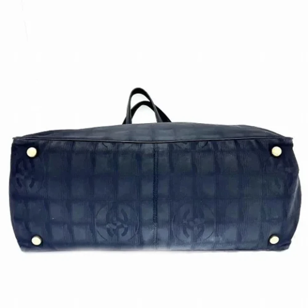 Chanel Vintage Pre-owned Fabric totes Black Dames