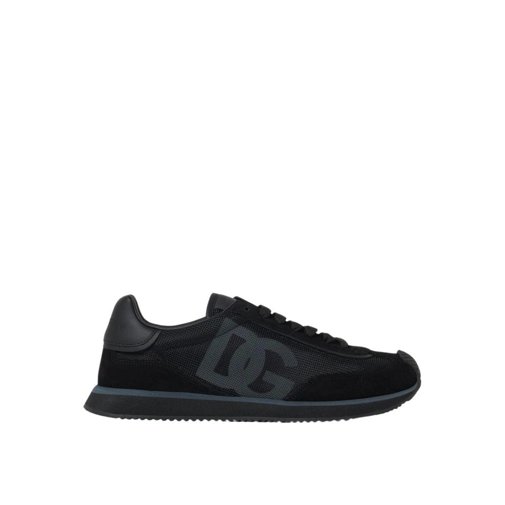 Dolce & Gabbana Men's Black Logo Sneakers