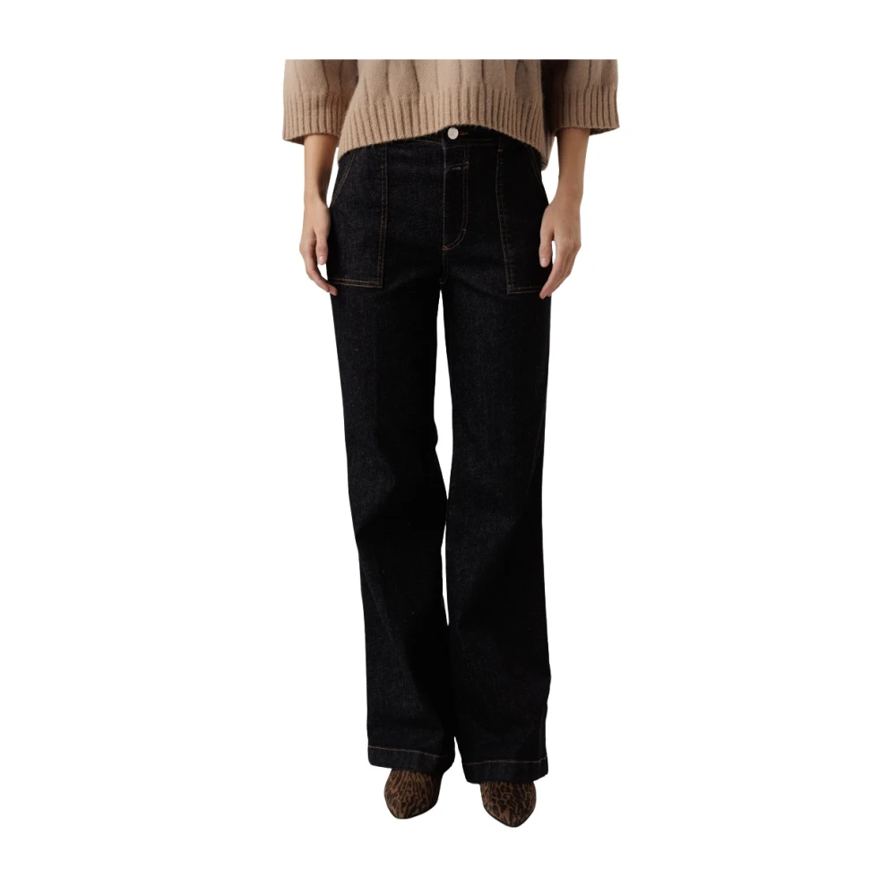 Closed Retro Stijl Donkere Denim Jeans Blue Dames