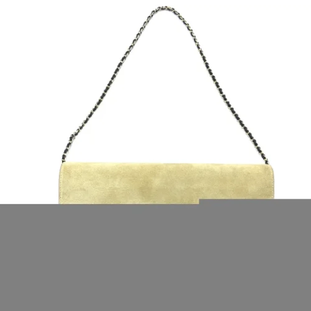 Chanel Vintage Pre-owned Leather chanel-bags Beige Dames