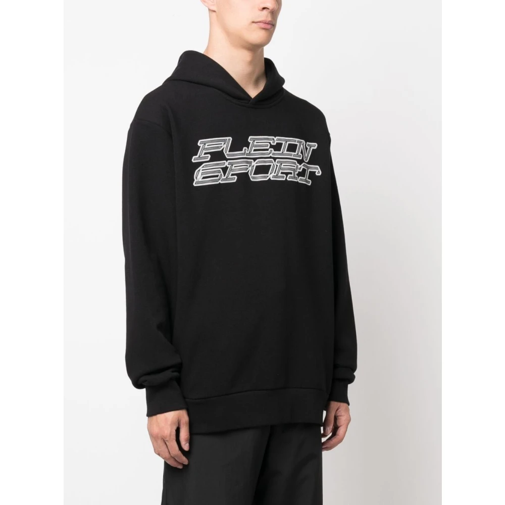Plein Sport Zwarte Sweaters voor Sportieve Stijl Black Heren