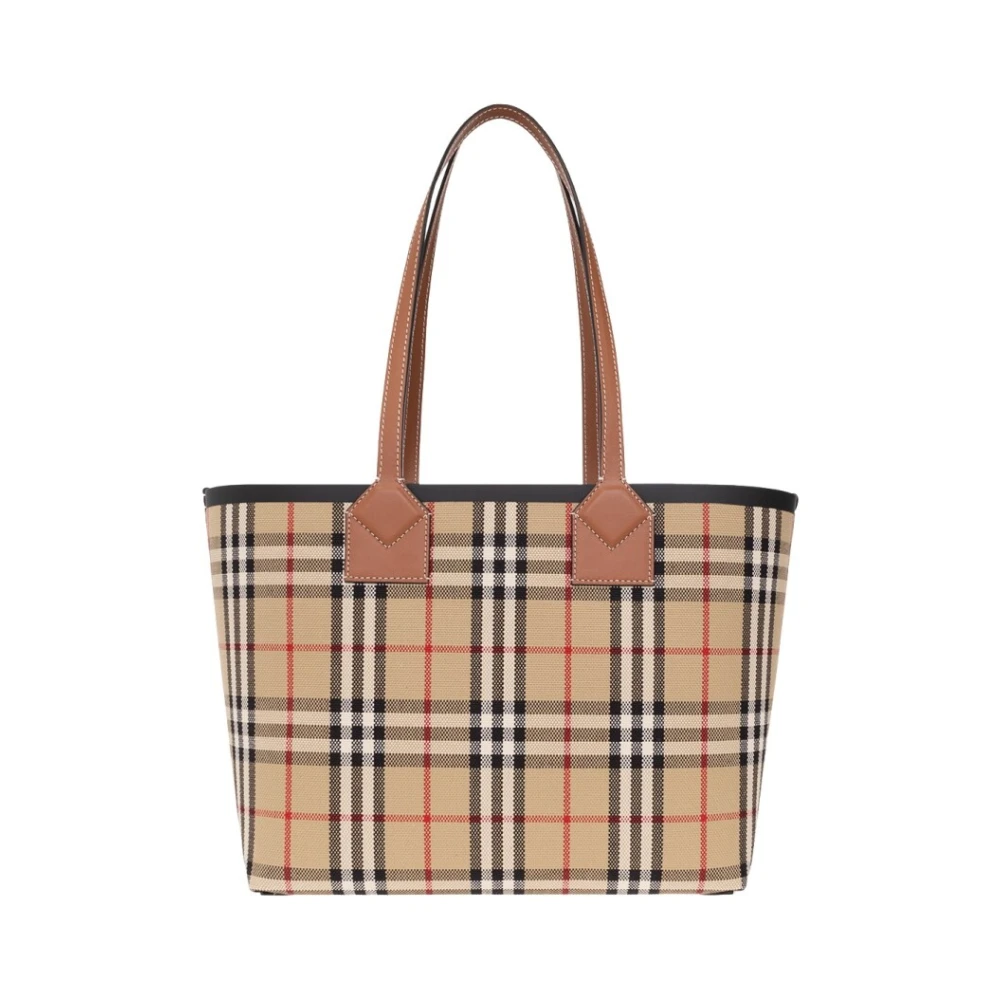 Burberry Liten London Toteväska Beige, Dam