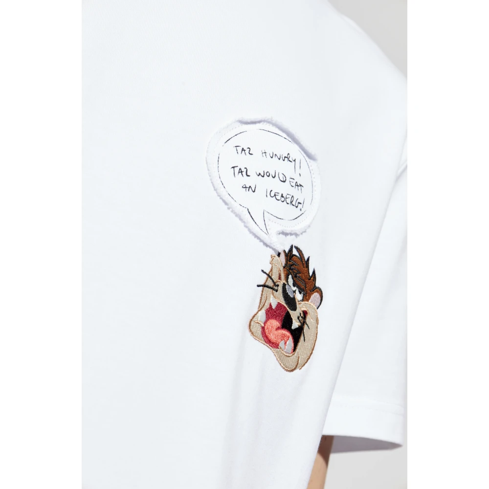 Iceberg T-shirt met patches White Heren