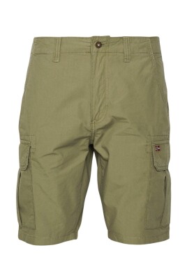 shorts-bermuda-cargo-coton-vert