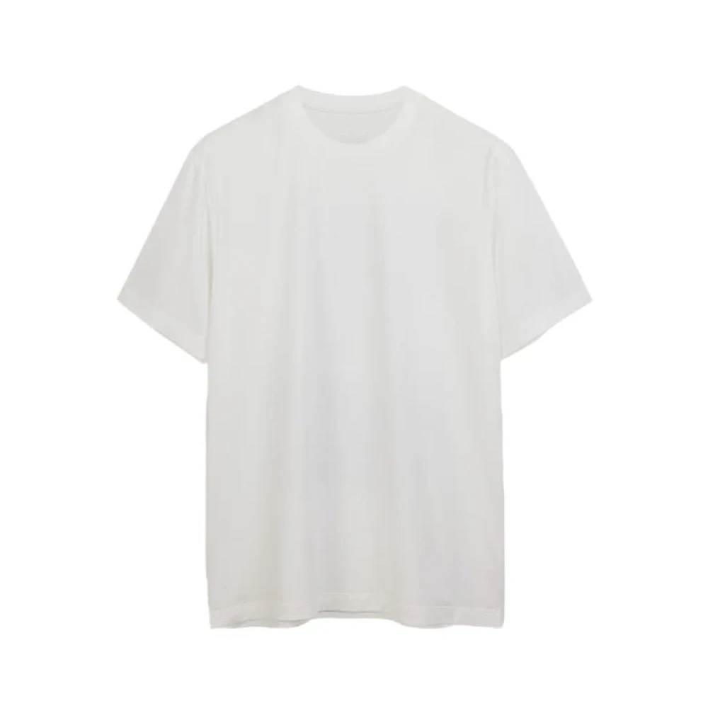 Y-3 Casual Katoenen T-shirt White Heren