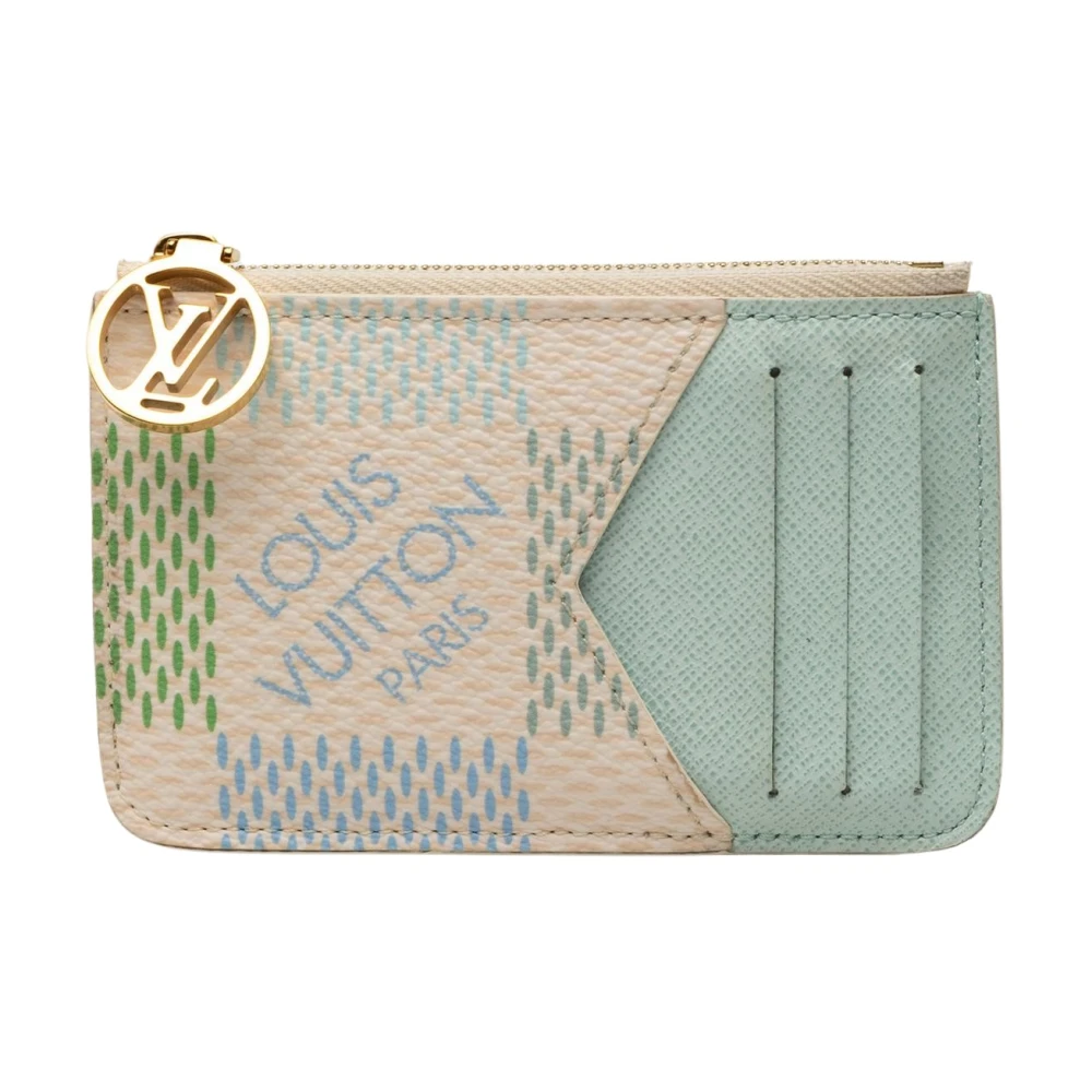 Louis Vuitton Vintage Women's White Pre-Owned Card Holder