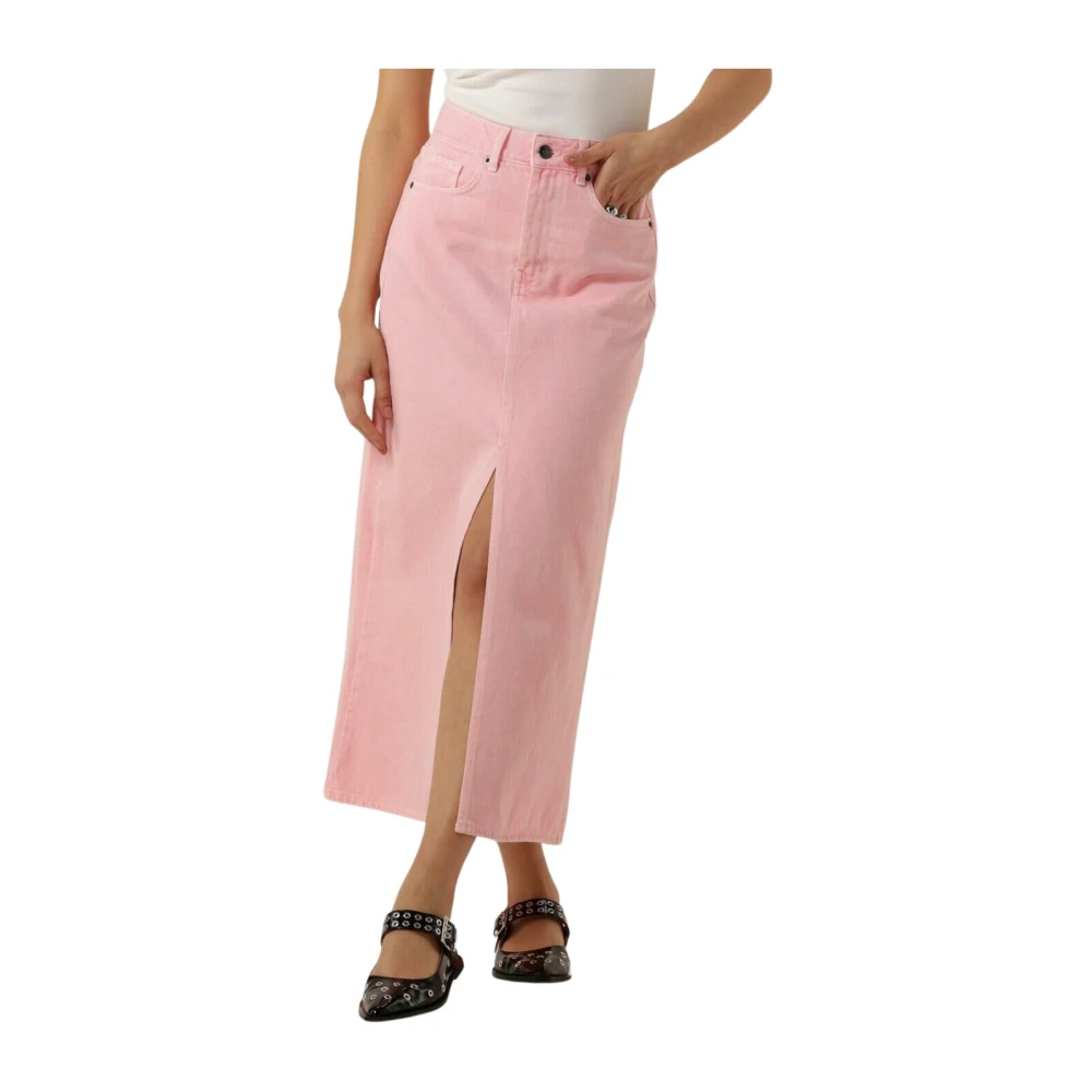 Co'Couture Roze Dye Split Rok Pink Dames
