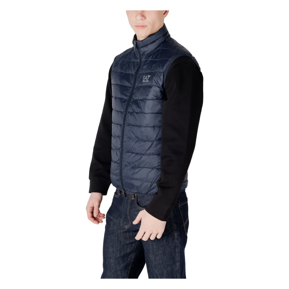 Emporio Armani EA7 Herfst Winter Herenjassen en -jassen Blue Heren