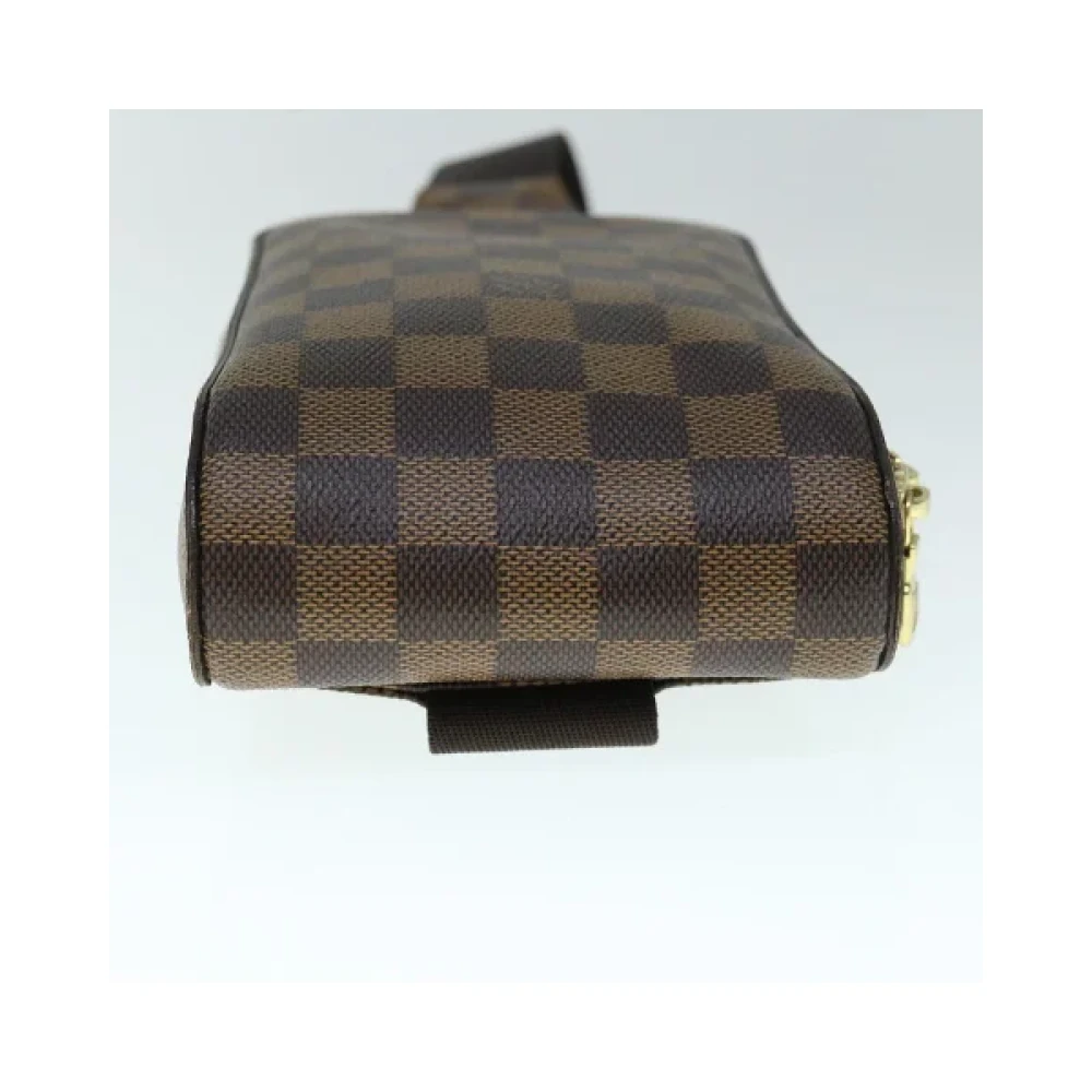 Louis Vuitton Vintage Pre-owned Coated canvas shoulder-bags Brown Dames
