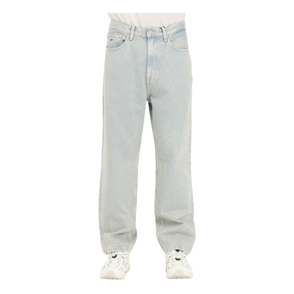 Tommy Jeans Wijd uitlopende jeans in zandkleur Blue Heren