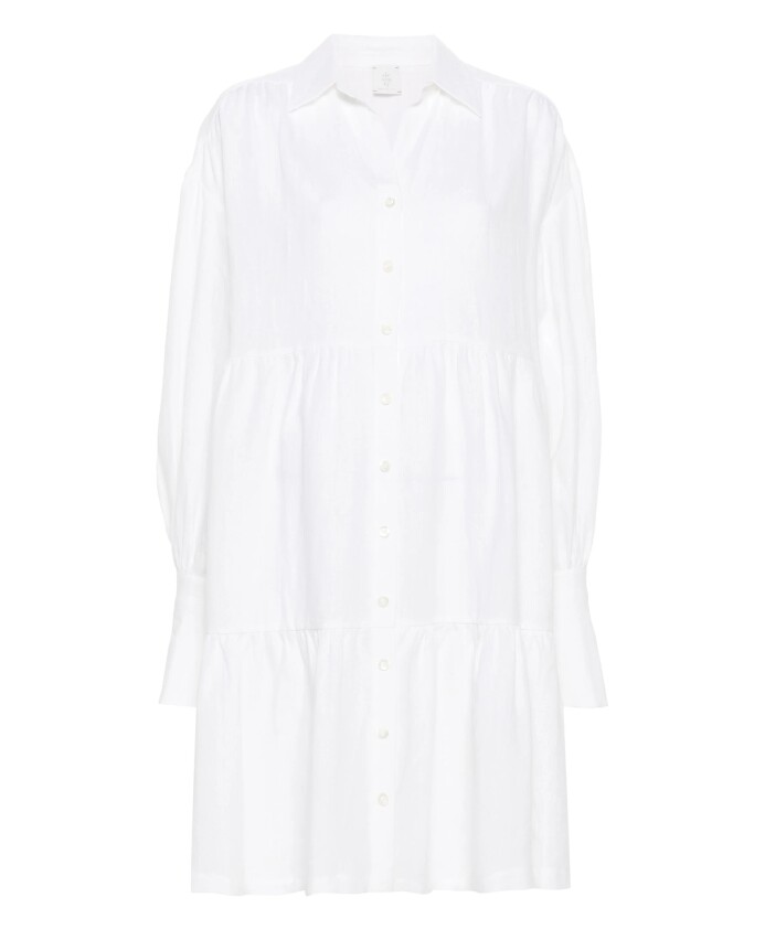 robe-midi-en-lin-blanc-avec-boutons