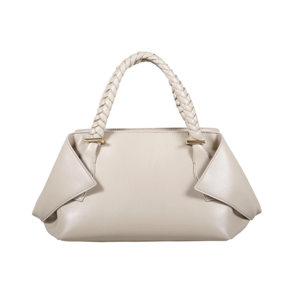 Salvatore Ferragamo Stone Blossom Schoudertas Beige Dames