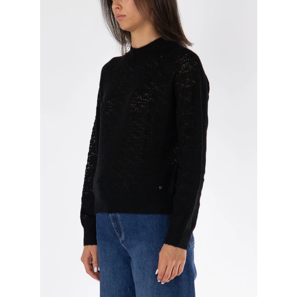 Guess Kant Wol Trui Black Dames