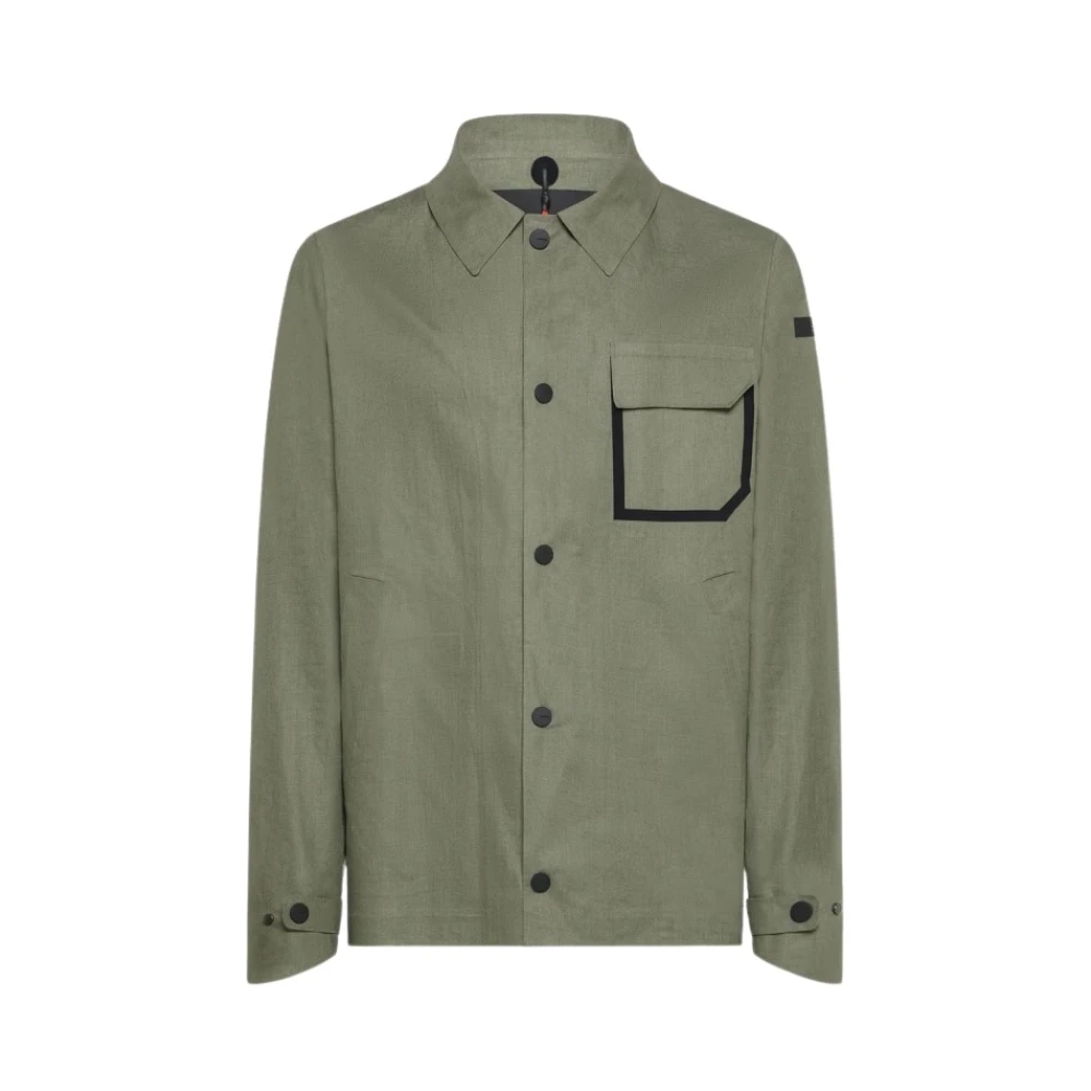 RRD Terzicino Linnen Overhemd Green Heren
