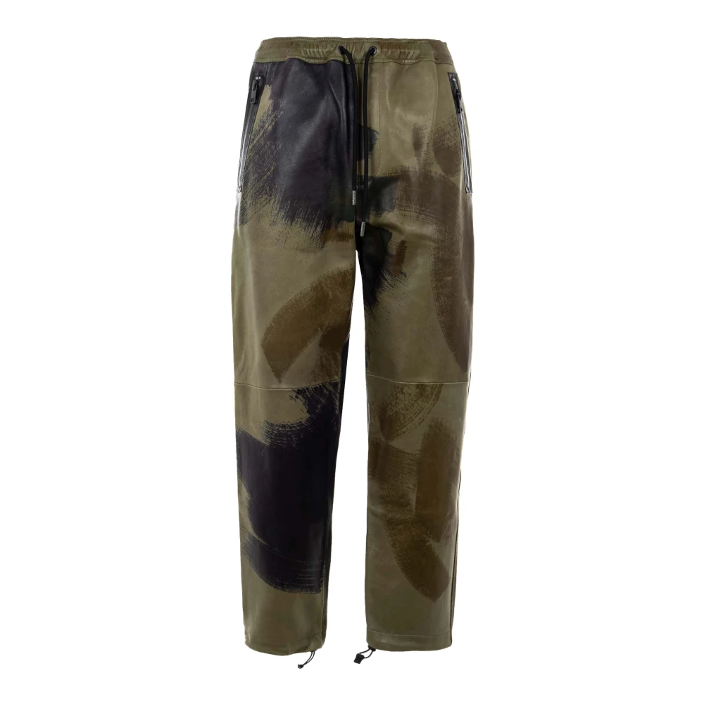 Diesel Klassieke Groene Herenbroek Multicolor Heren