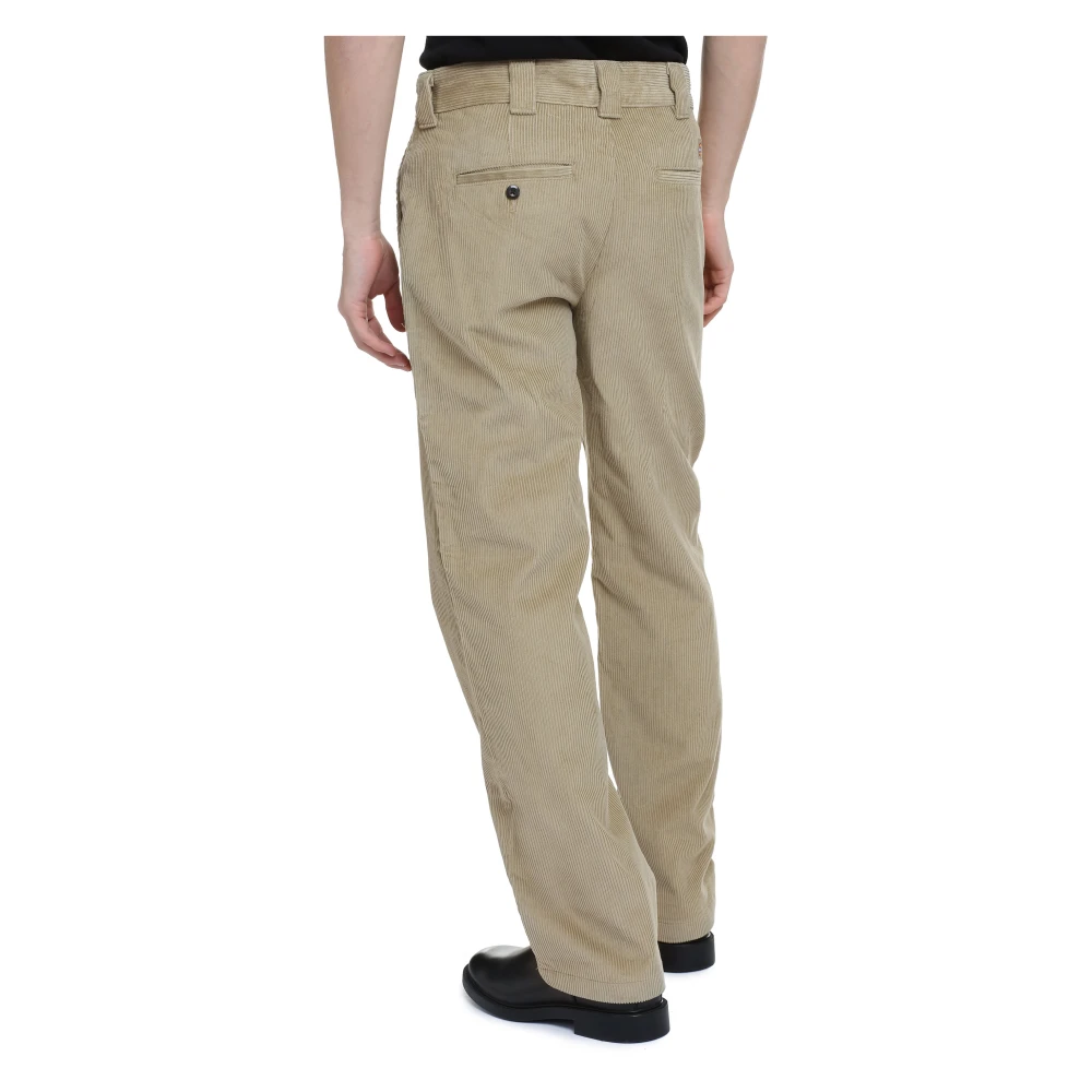 Dickies Ribfluwelen Broek met Zakken Beige Heren