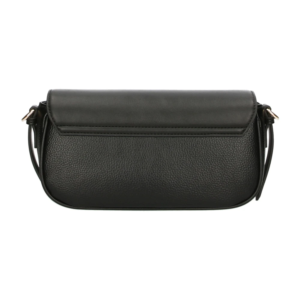 Liu Jo Zwarte Schoudertas Magnetische Sluiting Leer Black Dames