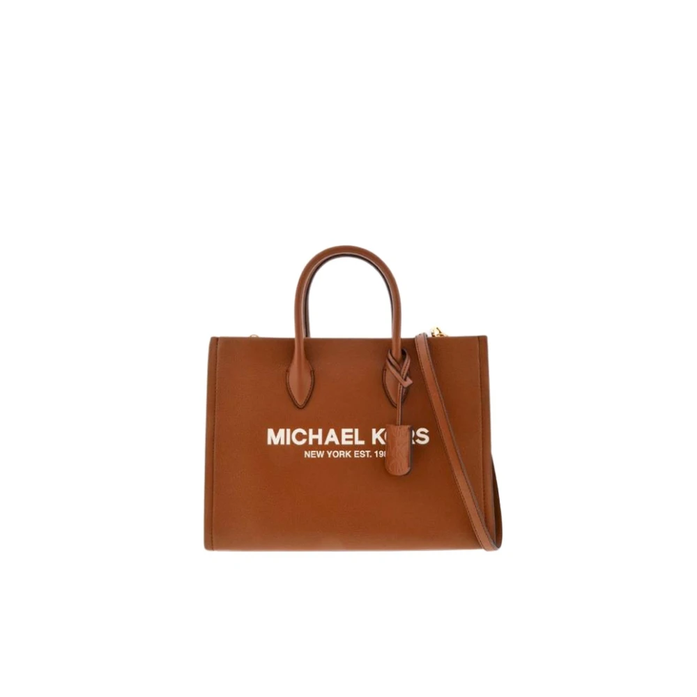 Michael Kors Kameel Leren Handtas Brown Dames