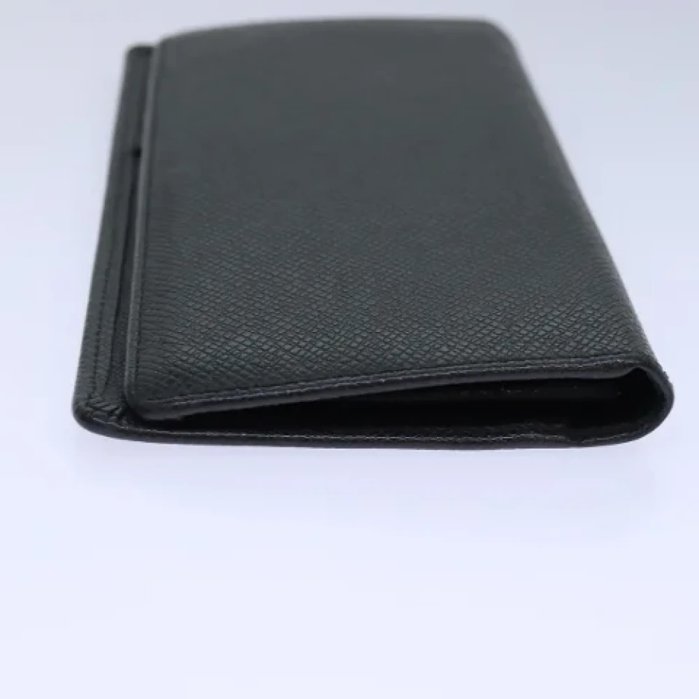 Louis Vuitton Vintage Pre-owned Leather wallets Black Heren