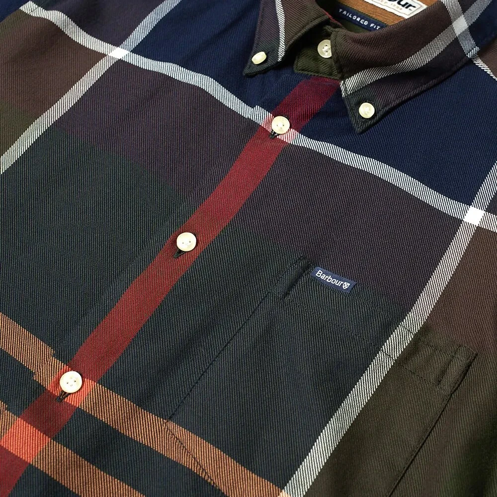 Barbour Klassieke Tartan Getailleerde Overhemd Multicolor Heren