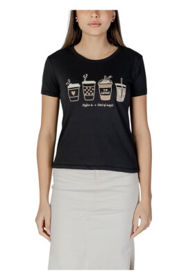 t-shirt-en-coton-imprime-col-rond-noir