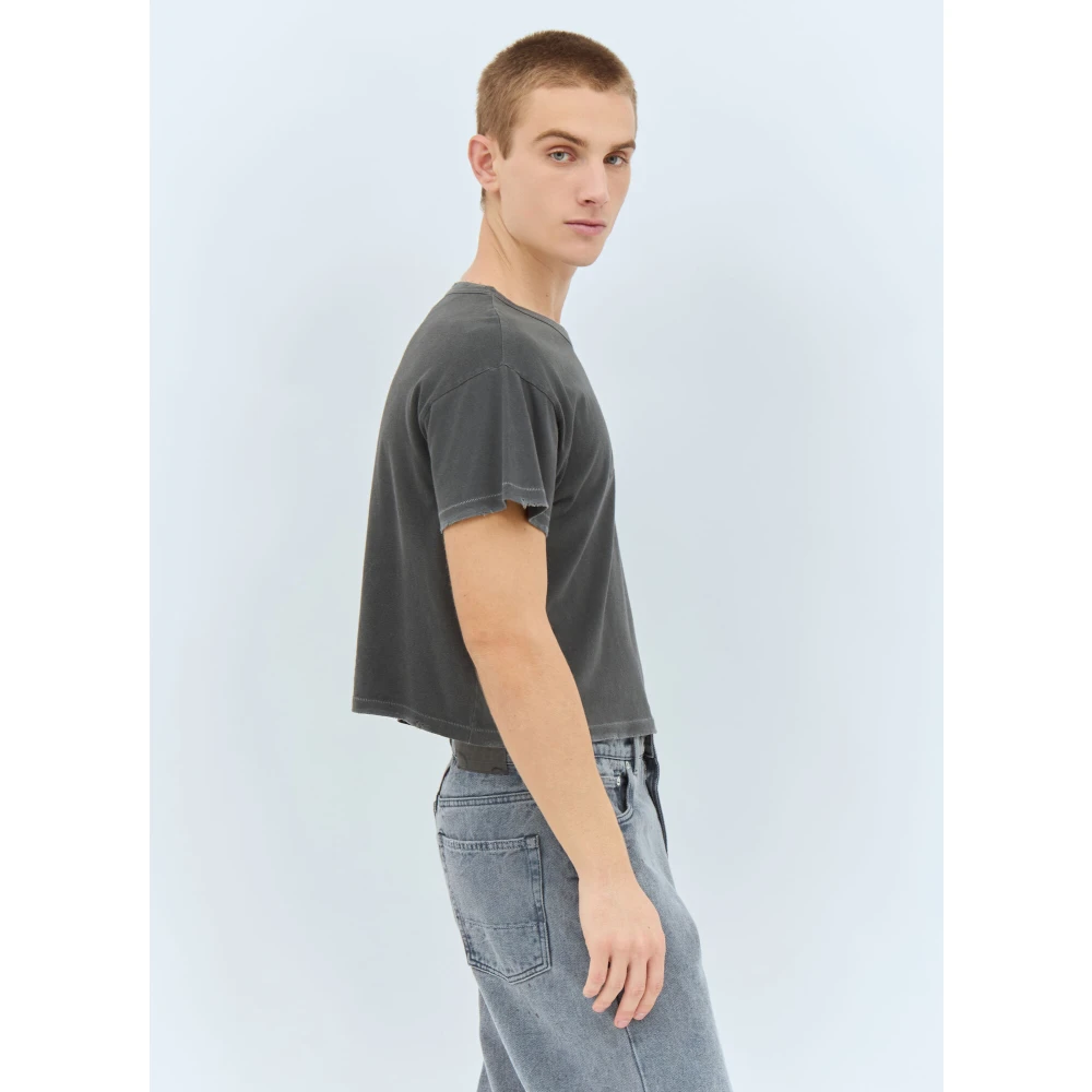 ERL California Distressed Grafisch T-shirt Gray Heren