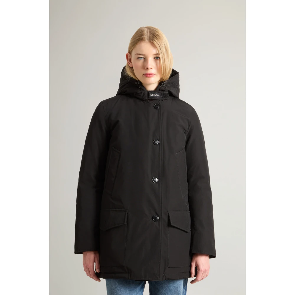Woolrich Zwarte Arctic Parka Jas Black Dames
