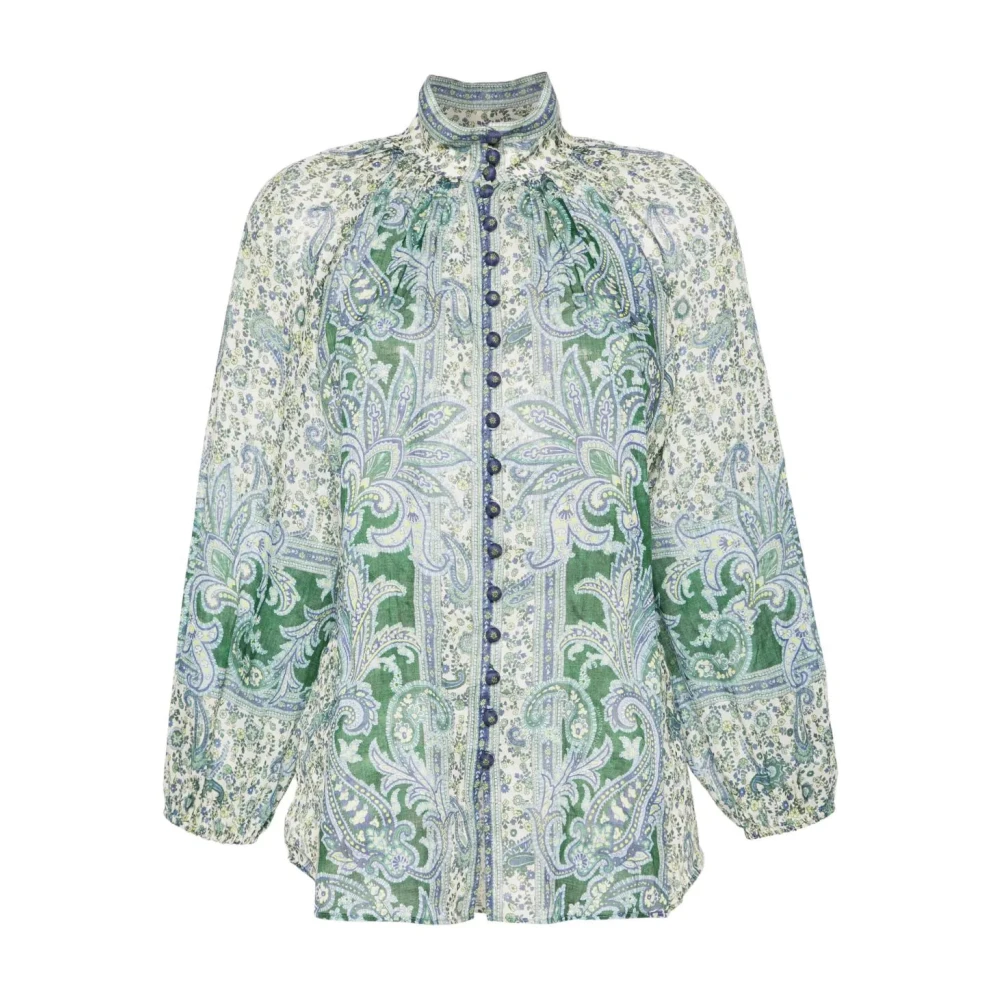 Zimmermann Paisley Print Blouse Multicolor Dames