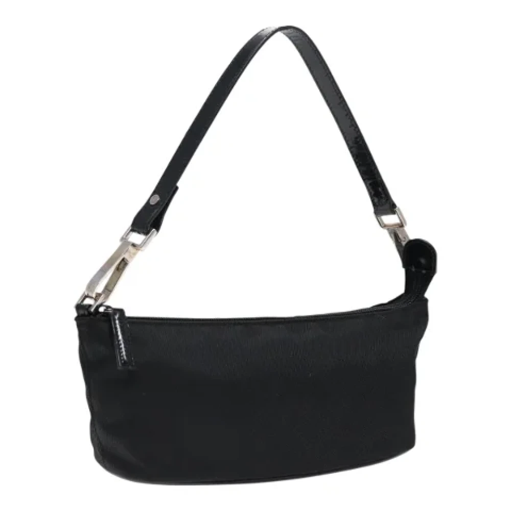 Gucci Vintage Pre-owned Nylon pouches Black Dames