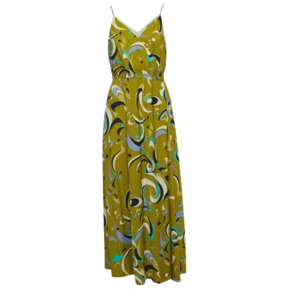 Emilio Pucci Pre-owned Fabric dresses Green Dames