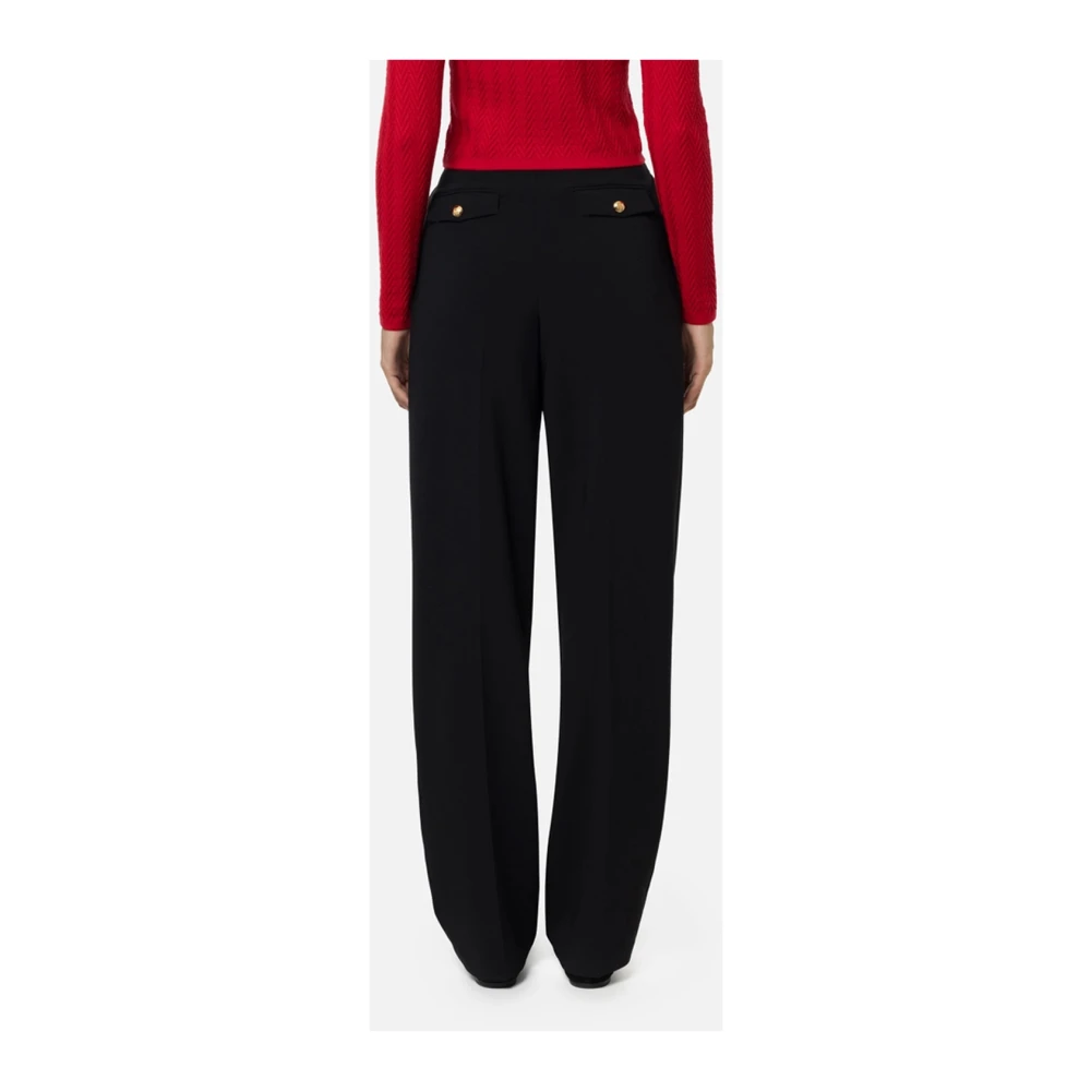 Elisabetta Franchi Zwarte Broek Black Dames