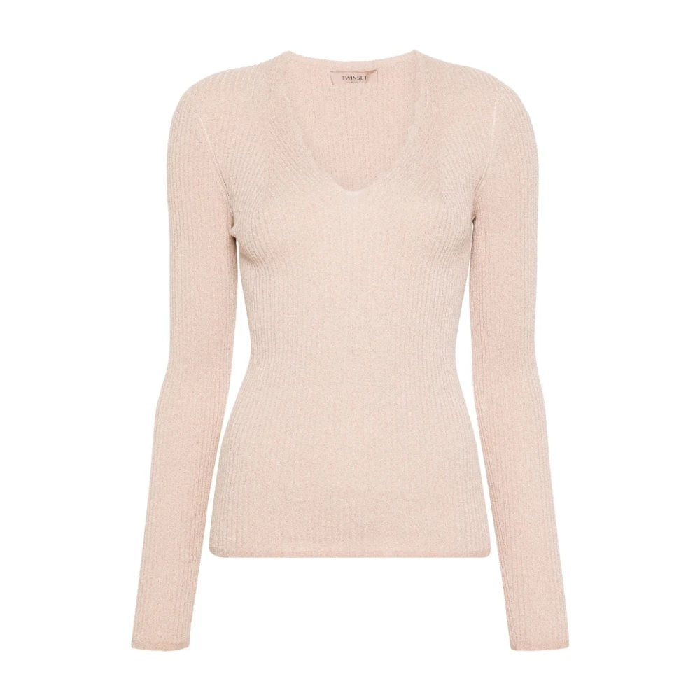 Twinset Stijlvolle Sweaters Set Pink Dames
