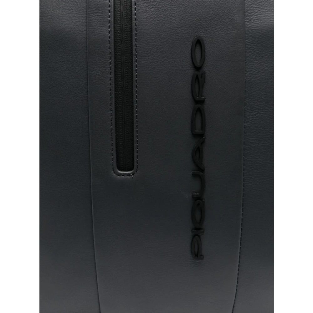 Piquadro Grijze Laptop en iPad Tas Gray Unisex