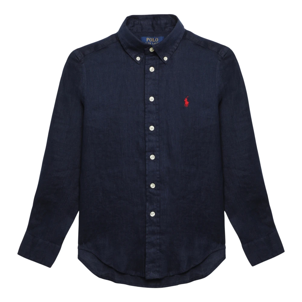 Polo Ralph Lauren Lange mouwen overhemd Blue Heren
