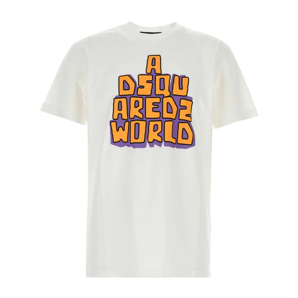 Dsquared2 Klassiek Wit Katoenen T-Shirt White Heren